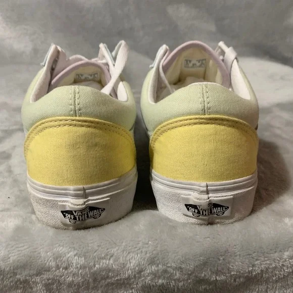 Vans Old Skool Color Block Pastel Low Top Sneakers Size 8 Women Skater Casual - Picture 7 of 14